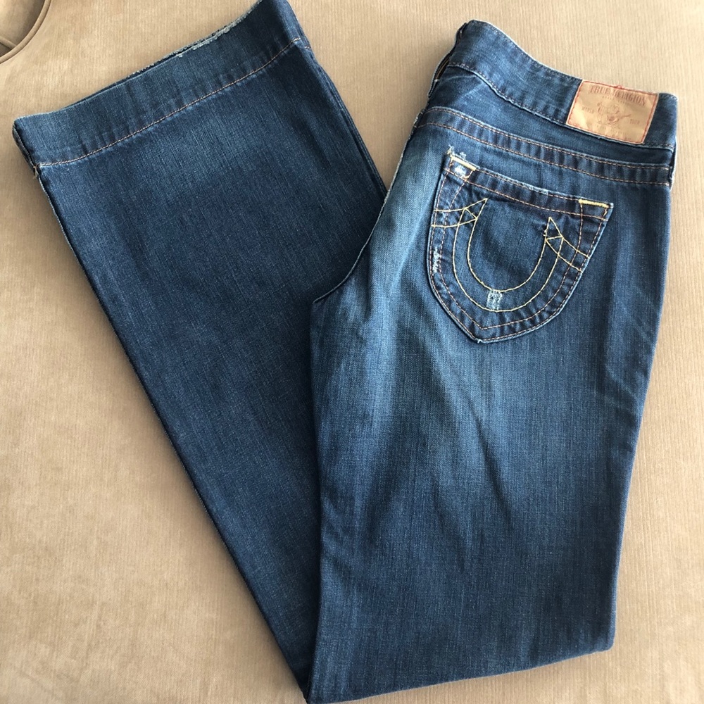 True Religion Women’s Flare Leg Denim Jeans